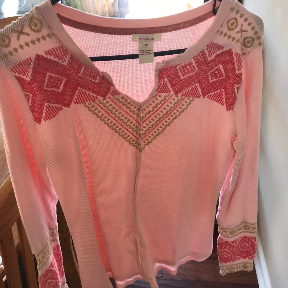 Pink Aztec Top